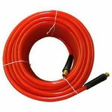 Interstate Pneumatics HA36-025 Translucent Red PVC Hose 3/8 Inch 25 feet 300 PSI 4:1 Safety Factor