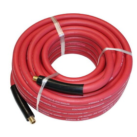 Interstate Pneumatics HA46-100E Red Rhino Rubber Hose 3/8 Inch x 100 feet 300 PSI 4:1 Safety Factor