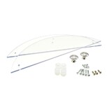 Good Land Bee Supply HELID-MOT Beekeeping Honey Extractor Lid for Motorized Extractor (Pair) - Plastic