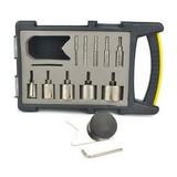 Hydro Handle HHBLKIT Large Drill Bit Kit. Includes 10 Electroplated Bits. 6mm, 8mm, 10mm, 12mm, 18mm, 25mm, 32mm, 35mm, 40mm, 50mm and Clamp Drill Bit Guide