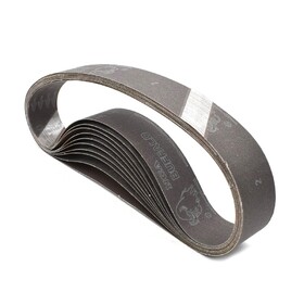 Specialty Diamond HPG180-10 1-1/2" x 30" Aluminum Oxide Sanding Belt, 180 Grit - 10 Pack