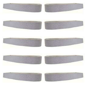 Specialty Diamond HPG320W-10 1-1/2 Inch x 30 Inch Aluminum Oxide Sanding Belt, 320 Grit Premium Japanese Material - WHITE (10/Pack)