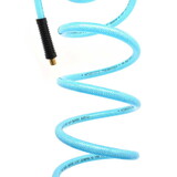 Interstate Pneumatics HR76-025 Clear Blue Polyurethane Recoil Air Hose 3/8 Inch x 25 feet