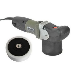 hardin HVRO-38K Random Orbital Polisher, 1800- 7000 RPM, 7 Amp, 800 Watt with 6 Inch White Polishing Pad