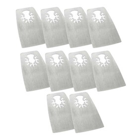 Versa Tool MB10N 52mm Flat Cut Stainless Steel ScraperCompatible with Fein Multimaster, Dremel, Bosch, Craftsman, Ridgid Oscillating Tools/ 10pk