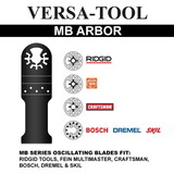 Versa Tool MBMTKIT2 Universal Oscillating Multi Tool Wood/Metal Cutting & Sanding 91 Piece Combo Kit