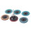 Superior Pads & Abrasives PP20K 2 Inch Diameter 7pcs Twist Lock Spindle Disc Surface Conditioning Kit