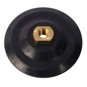 Specialty Diamond PP70 7 Inch Rubber Backing Pad with Hook & Loop and 5/8 Inch-11 Female Brass Nut (7PADADAPT)