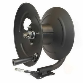 Interstate Pneumatics PW7190 3/8" x 100 Ft Steel Hose Reel w/Swivel Fitting, Mounting Bracket and 3 Ft Pigtail 4000 PSI