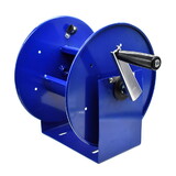 Interstate Pneumatics PW7191 Manual Hose Reel Blue Powder Coated Steel - For 100ft X 3/8