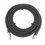 Interstate Pneumatics PW7200 Steel Braid Black Rubber Hose, 1/4 Inch x 25 ft with 3/8 Inch MNPT Fixed & Swivel, W/T Sleeve, 4000 PSI