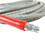 Interstate Pneumatics PW7208 Double Braided Grey Rubber Hose 3/8 Inch x 50ft with 3/8 Inch MNPT Fitting - Working Pressure 6000 PSI