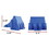 Superior Electric RVA1602 RV Trailer Leveling Block Wheel Chock - Pack of 2