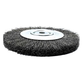 Superior Pads and Abrasives S1818 8-Inch Wire Wheel 5/8-Inch Bore 3 Rows Coarse - 6000 RPM