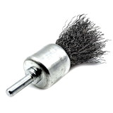 Superior Pads and Abrasives S1848 1-Inch End Brush 1/4-Inch Shank - Crimped Wire 4500 RPM