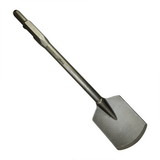 Superior Steel SC92169M 6 Inch x 4-1/4 Inch Square Clay Spade 1-1/8 Inch Reduced Hex Shank 21 Inch Long