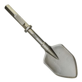Superior Steel SC92170 7-3/4 Inch x 5 Inch Pointed Clay Spade 1-1/8 Inch Hex Shank 18 Inch Long