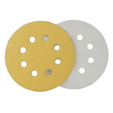 Superior Pads & Abrasives SD581H 80 Grit 5 Inch Diameter 8-Hole Hook & Loop Sanding Paper - 25/Pack (Ceramic Aluminum Oxide)