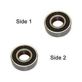 Superior Electric SE 607-2RS Replacement Ball Bearing - 2 x Seal, ID 7 mm x OD 19 mmx W 6 mm , Dewalt 573119-02, 605040-02 (2pcs/pk)