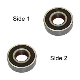 Superior Electric SE 6202-2RS Replacement Ball Bearing - 2 x Seal, ID 15 mm x OD 35 mmx W 11 mm Hitachi 620-2VV, Dewalt 330003-75, Porter Cable 878064SV, Makita 211206-7 (2pcs/pk)