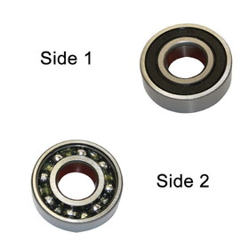 Superior Electric SE 6202-RS Replacement Ball Bearing - Seal / Open, ID 15 mm x OD 35 mmx W 11 mm Hitachi 620-2VV, Dewalt 330003-75, Porter Cable 878064SV (2pcs/pk)