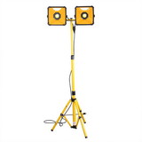 Superior Electric SE-LED50WFL Dual-Head 100W 4200 Lumen Per Bulb LED Worklight with Detachable Metal Lamp Housing and Metal Telescoping Tripod