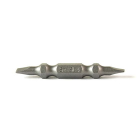 Superior Steel SL204D Slotted Double End Screwdriver Bits - 2 Inch Long - 4mm Wide Slot