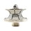 Specialty Diamond V30FBPW 1-1/4" Full Bullnose Vacuum Brazed Diamond Profile Wheel with 5/8"-11 Female Threads