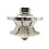 Specialty Diamond V30FBPW 1-1/4" Full Bullnose Vacuum Brazed Diamond Profile Wheel with 5/8"-11 Female Threads