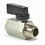 Interstate Pneumatics VB440 Brass Ball Valve with Lever 1/4 Inch FPT x 1/4 Inch MPT