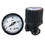 Interstate Pneumatics WR1120G-D 1/4" Mini IN-Line Regulator - In 150 psi Out 125 psi w/Gauge (Flow: Left to Right)