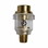 Interstate Pneumatics WR1220-D 1/4" IN-LINE Brass/Poly Lubricator 1/4" FPT x 1/4" MPT - (Display Pack)