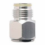 Interstate Pneumatics WRCO2-320R-38 In CO2 Disposable (3/8-24 UNF) Mini Tank to Out CO2 Paintball (G1/2-14) Tank Adapter