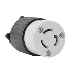 Superior Electric YGA026F Twist Lock Electrical Receptacle 3 Prong 15A 125V - NEMA L5-15C
