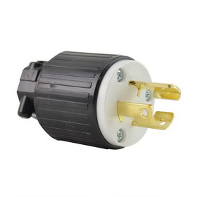 Superior Electric YGA026 Twist Lock Electrical Plug - 3 Prong 15A 125V, NEMA L5-15P