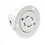 Superior Electric YGF045F Twist Lock Receptacle Flange 2-Pole 3-Wire 20A 250V NEMA L6-20R