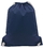Liberty Bags 8887 White Drawstring Backpack, 14 " x 18"