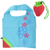 TOPTIE Reusable Shopping Tote Bag - Folded Into A Strawberry, 10Pcs, 6 Colors Available