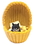 Parastone DUB50 Cozy Nest Kitten in Basket with Teddy Bear by Dubout