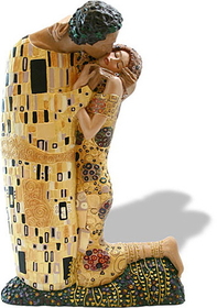 Parastone KLG21 The Kiss Man and Woman Hugging Statue by Gustav Klimt, Grande