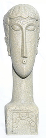 Parastone MO08 Abstract Female Head Sculpture (1913) by Modigliani