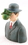 Parastone PA17MAG Pocket Art Son of Man with Apple by Magritte Mini Statue