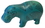Parastone PA25EG Pocket Art Egyptian Hippo Blue Miniature Statue 4L