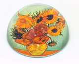 Parastone PGOG1 Sunflowers Glass Paperweight by Van Gogh