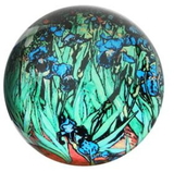 Parastone PGOG2 Irises Glass Paperweight by Van Gogh