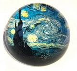 Parastone PGOG4 Starry Night Glass Paperweight by Van Gogh