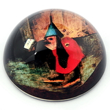 Parastone PJB2 Bird With Letter from Temptation of St Anthony Glass Paperweight by Bosch