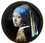 Parastone PVER1 Girl with Pearl Earring Glass Paperweight by Johannes Vermeer
