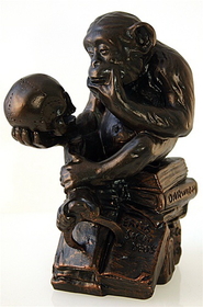 Parastone RHE01 Monkey with Skull Statue (1892-93) by Rheinhold