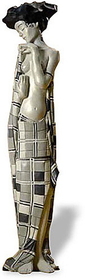 Parastone SCH01 Gertie Schiele in Checkered Cloth by Egon Schiele